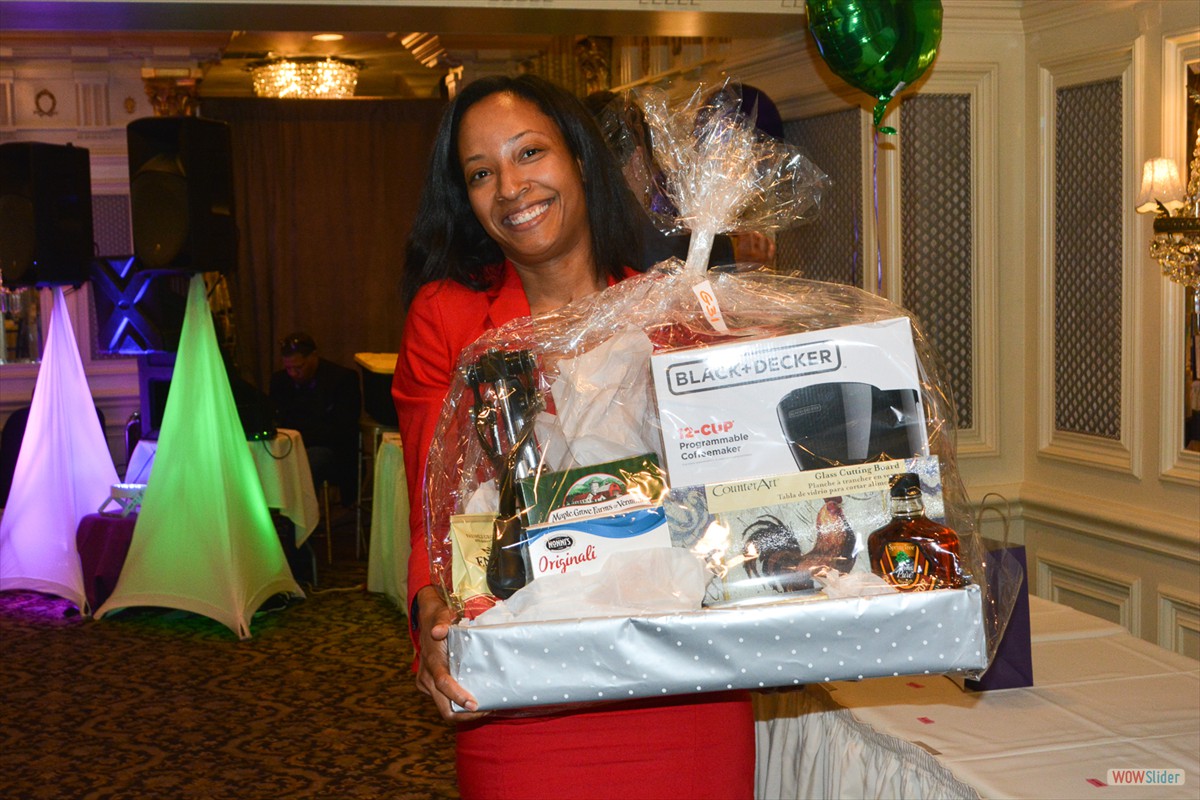 Tamara Nelson took home a new coffee maker and lots more!