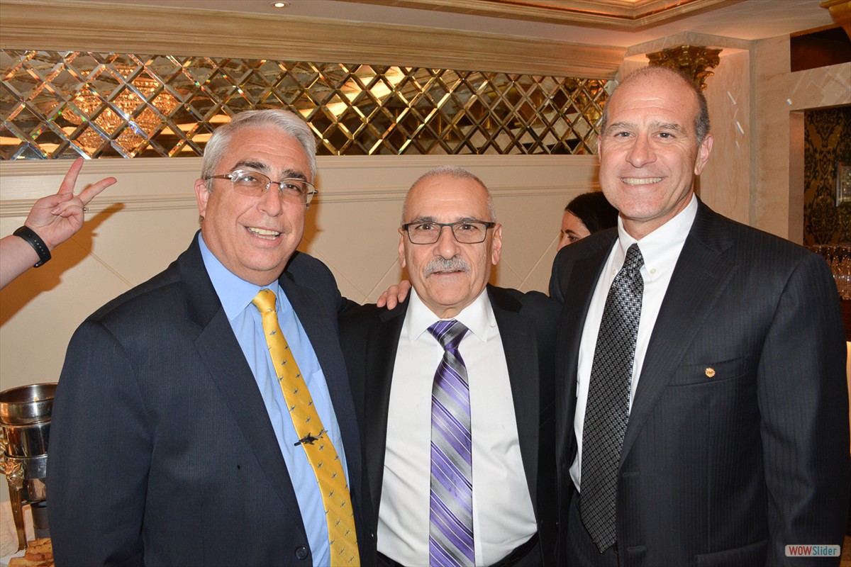 (l.-r.) Past Presidents Fred Viaud, Nate Buono and Joe Coccaro