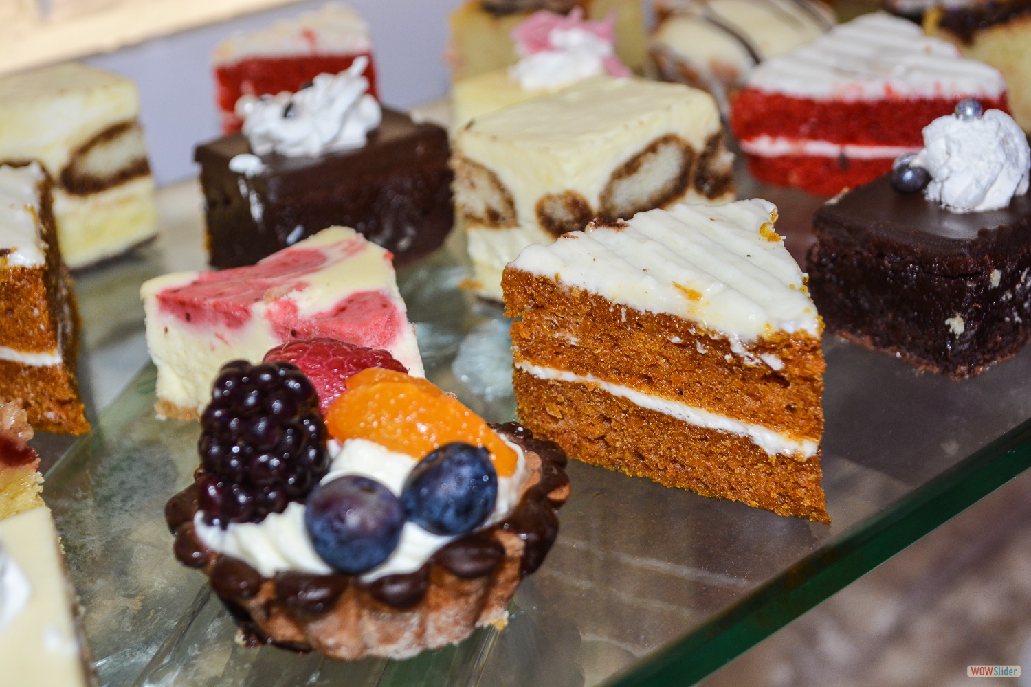 A tasty selection from the dessert bar!