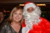 Santa smiles with Past Chapter President Maureen Kalena