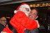Santa jumps for joy over Immediate Past President Sal Zerilli 