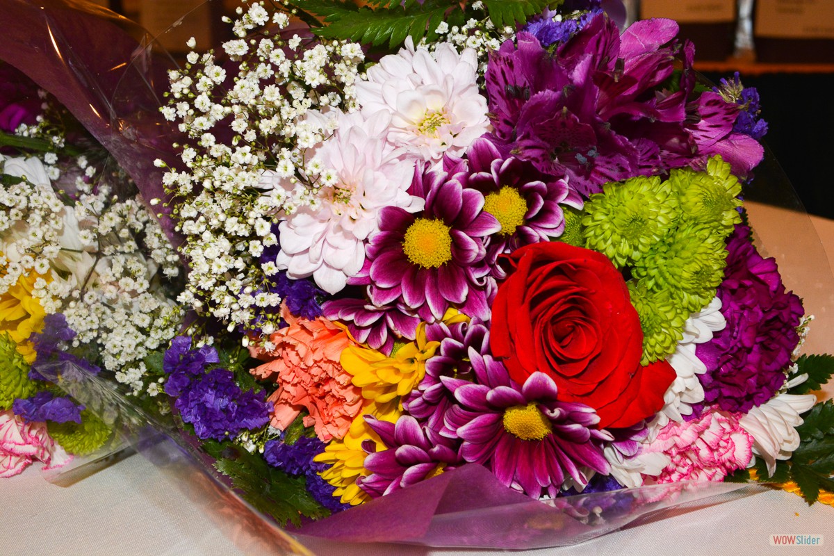 A lovely floral bouquet - Who will take it home?