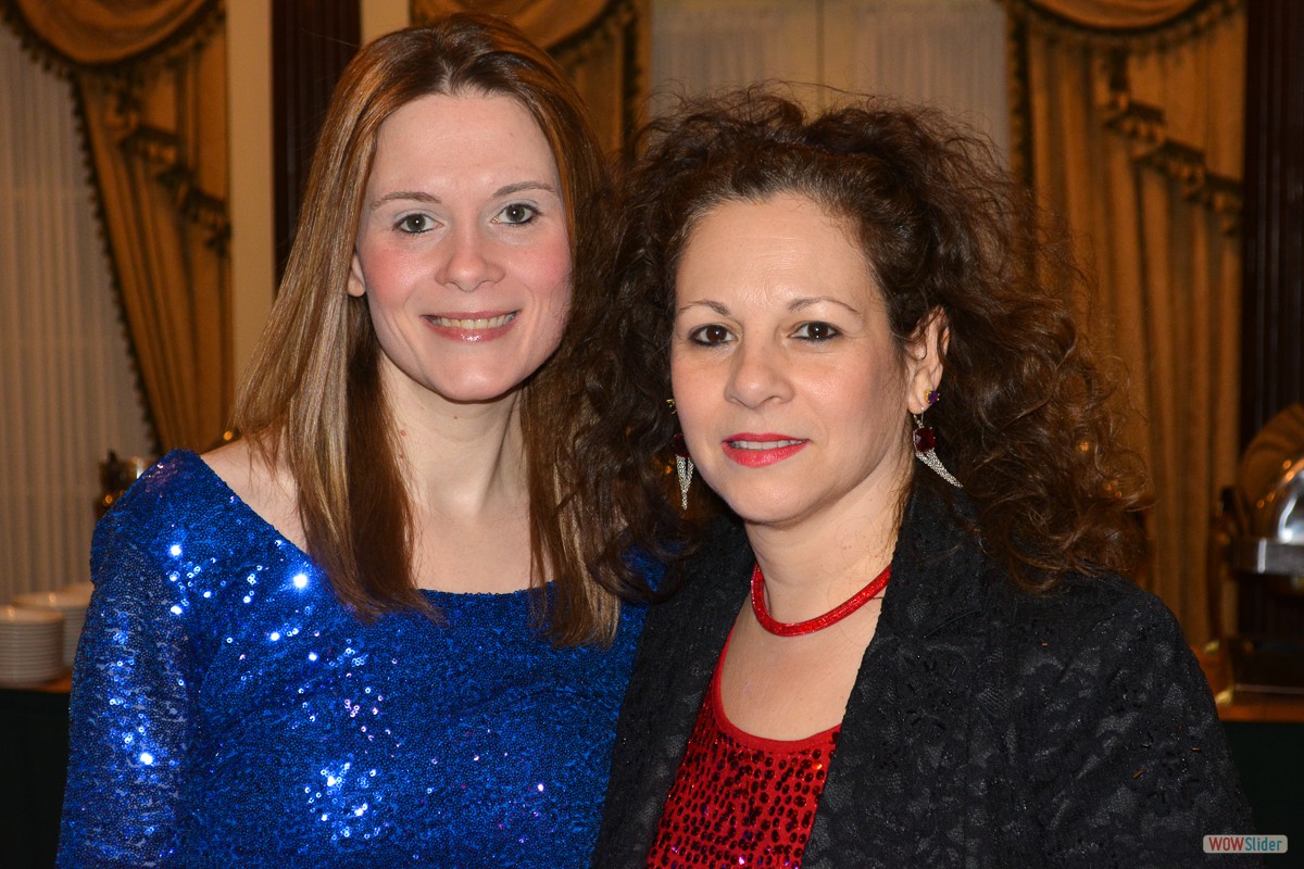 Past Chapter President Grace Cruz-Beyer smiles with daughter Erica.