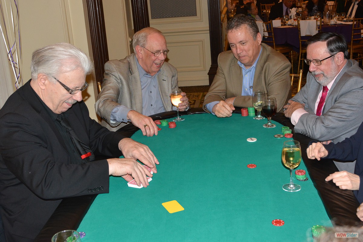 Another hand of high- stakes poker is about to begin!