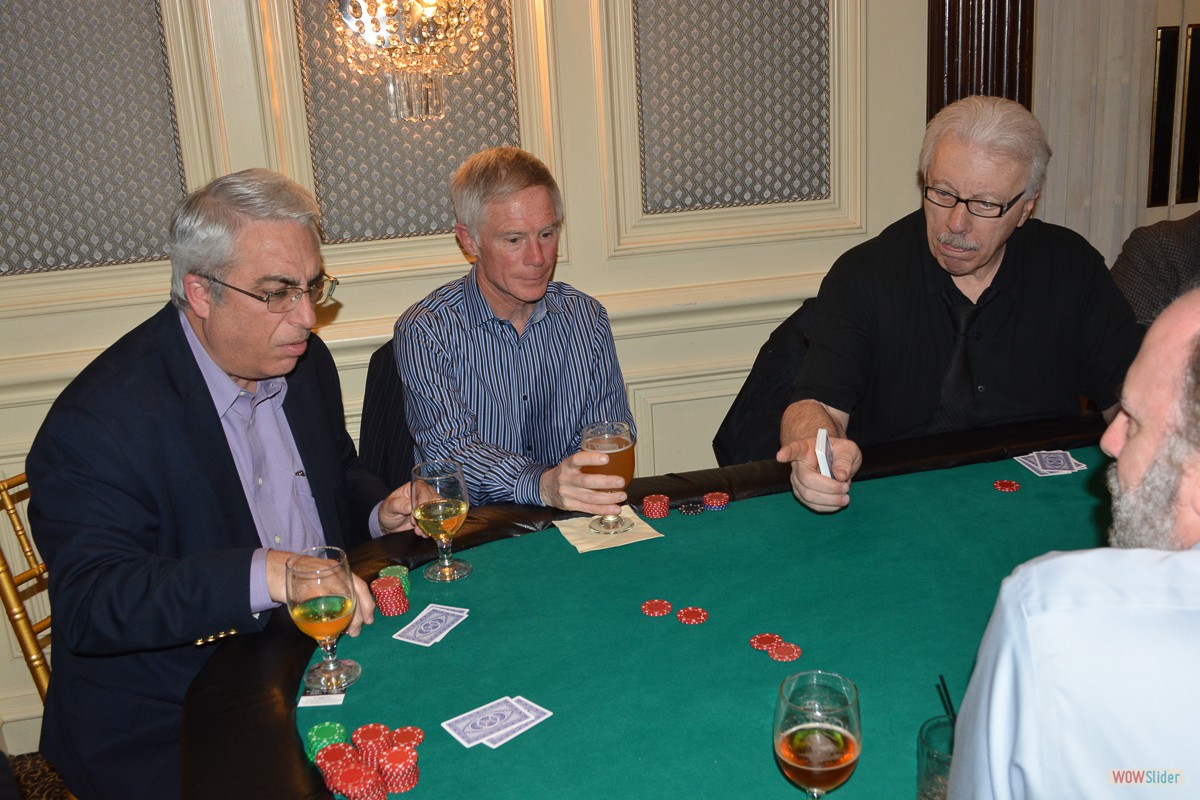 Fred Viaud sports a poker face!