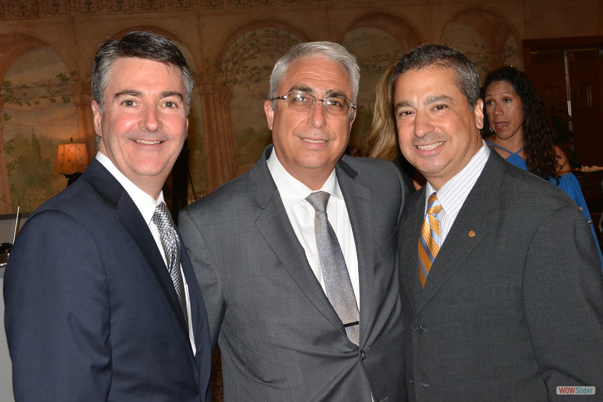 (l.-r.) Past Chapter Presidents Robert Currie, Fred Viaud and Steve Fusco.
