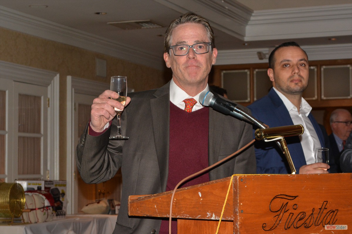Immediate Past President Stephen Feehan offered a toast to the Past Chapter Presidents in attendance.