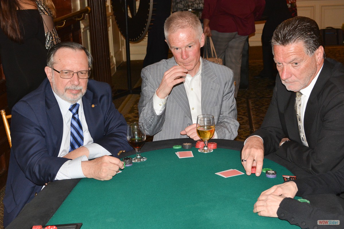 Chapter Past Presidents Nelson Fiordalisi and Brian McCourt are joined by George Niemczyk for serious poker.