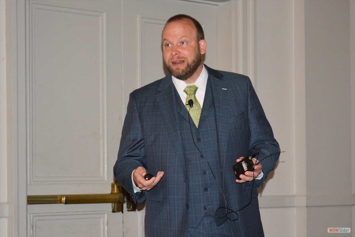 Will Nowik of Wolf & Co. presented a network security session.