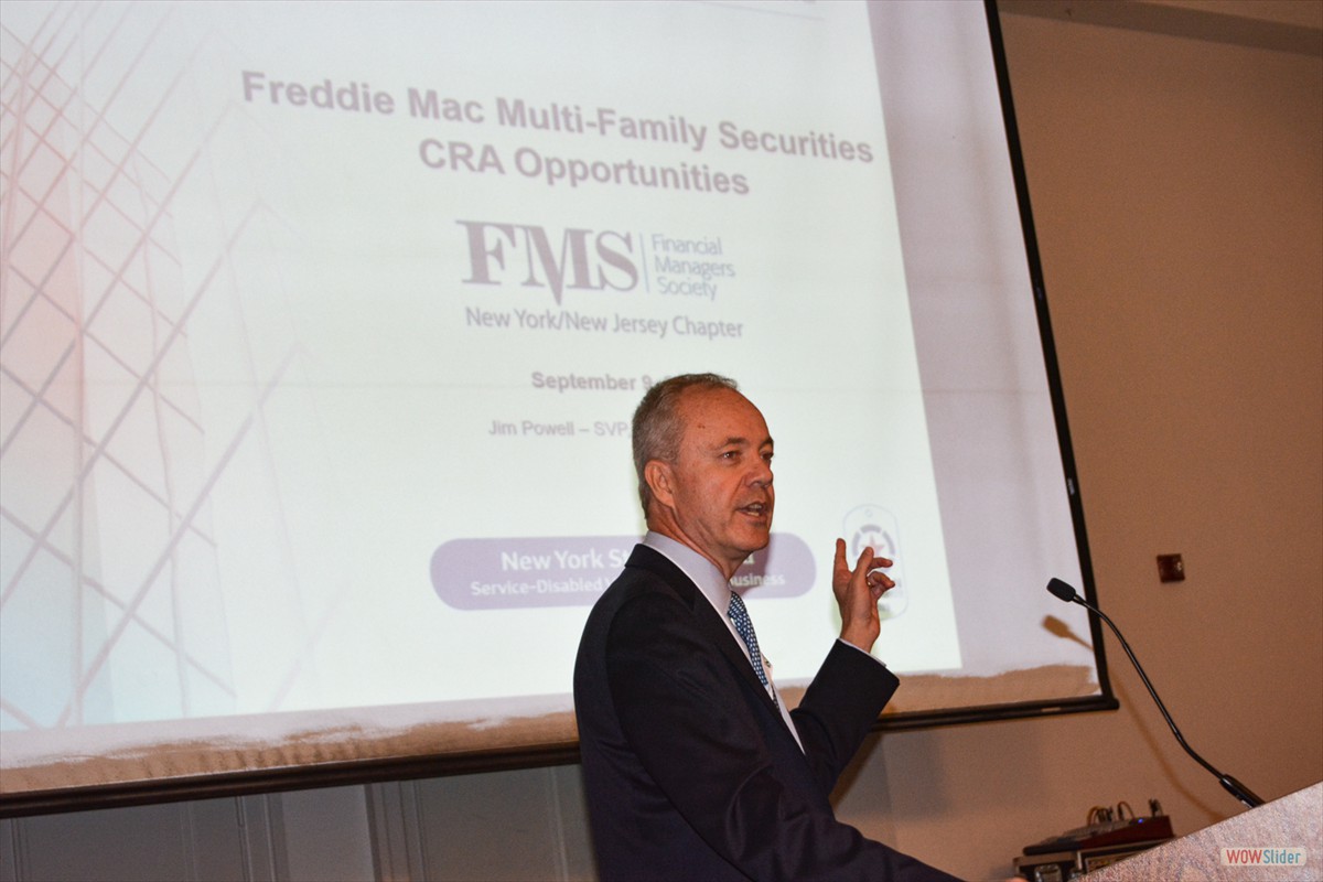 Jim Powell from Multi-Bank Securities presented opportunites in the Freddie Mac securities market.