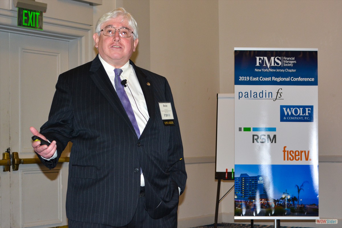 Brian Jones from the FHLBNY presented the latest economic developments and strategies.